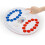 Bærbart Pop Roll-terningspill 2 i 1, sensorisk fidget-push, boblematte for barn 4-7 år 1