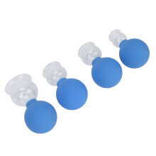 Professionelles Silikon-Glas-Kupferset für Gesicht und Körper, 3 Größen