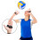 Volleyball Training Set for Overhand Serve Practice, Improves Overhand Serve, Spike Trainer, Elastic Swing Drawstring 4