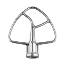 Rostfreier Stahl FlachrüHrer für Kitchen Aid 4.5 Qt - 5 Qt Tilt Stand Mixer AufsäTze für KüChenbackzubehöR
