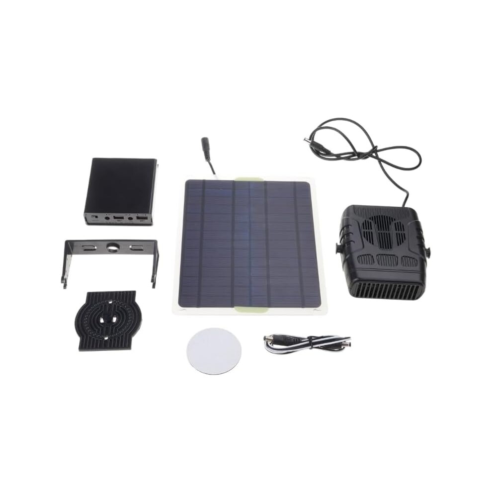 Compact Portable Solar Panel Heater - For Pet Houses, Chicken Coops & Greenhouses 3233222758566