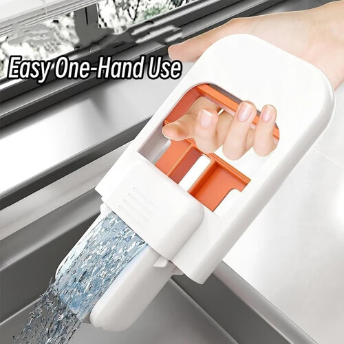 Mini Foldable Desktop Sponge Mop - Self Squeezing Wet & Dry Cleaning System 2 Pack 2