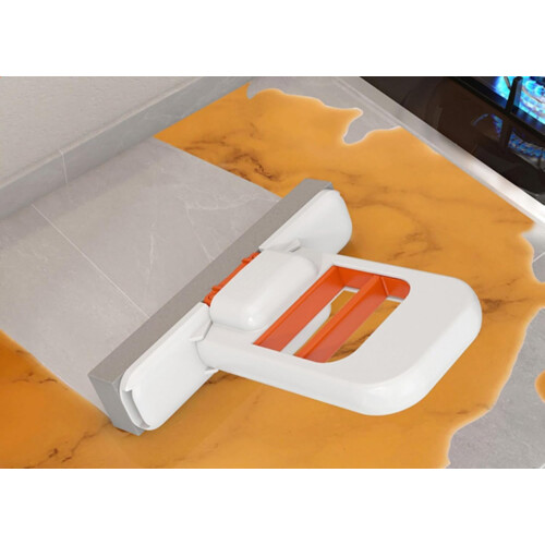 Mini Foldable Desktop Sponge Mop - Self Squeezing Wet & Dry Cleaning System 2 Pack 1