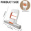 Mini Foldable Desktop Sponge Mop - Self Squeezing Wet & Dry Cleaning Tool 6