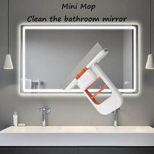 Mini Foldable Desktop Sponge Mop - Self Squeezing Wet & Dry Cleaning Tool 2