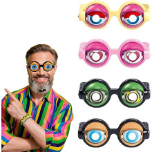 Kinetic Crazy Eyes Pislogó Kacsintó Szemüveg - Újdonság Parti- és Jelmezszemüvegek