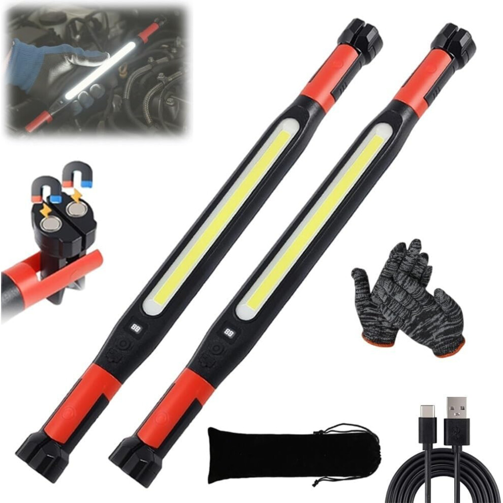 Magnetic Rechargeable Led Underhood Work Light Bar - 3000Lm Flexible For Mechanics 3233222764161