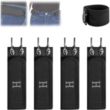 Taktický elastický opasok bez pracky s kovovým háčikom - nastaviteľný neviditeľný bedrový pás