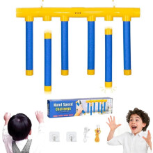 Reflex Catch Sticks-spil - Reaktionstidstræningslegetøj med justerbar hastighed på 3 hastigheder