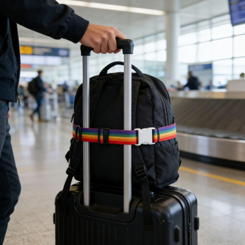 Ρυθμιζόμενοι ιμάντες σύνδεσης αποσκευών πολλαπλών χρήσεων - Αδιάβροχο ελα 2