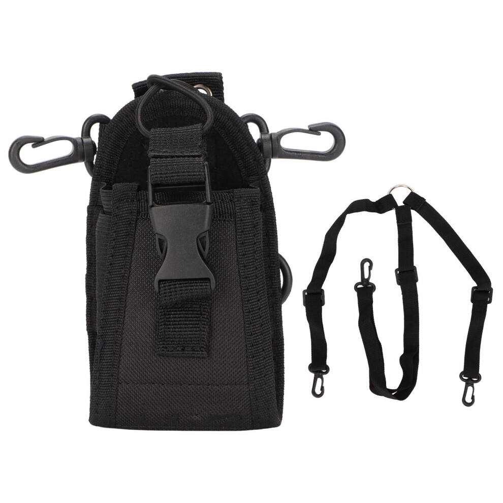 Radio Holster Case With Side Elastic Design, High Quality Nylon Material Offers Versatility And Reliability, Suitable For Baofeng, Motorola, Icom 9482828841781