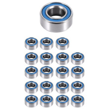 20 Stuks MR105-2RS 5X10X4Mm Kogellagerstalen Dubbel Afgeschermde Miniatuurkogellagers, Blauw