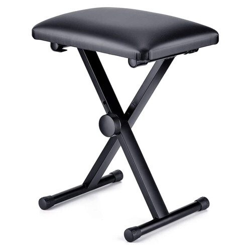 Keyboard Bench Adjustable Piano X-Style Foldable S
