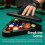Precision Gap Free 9 Ball Billiard Rack System - Adjustable Locking Magic Rack 5