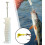 Fishhook Extractor Quick Release, 1Piece, NonSlip Grip, DeepThroat Design, Protective Sleeve, For Bass, White 4