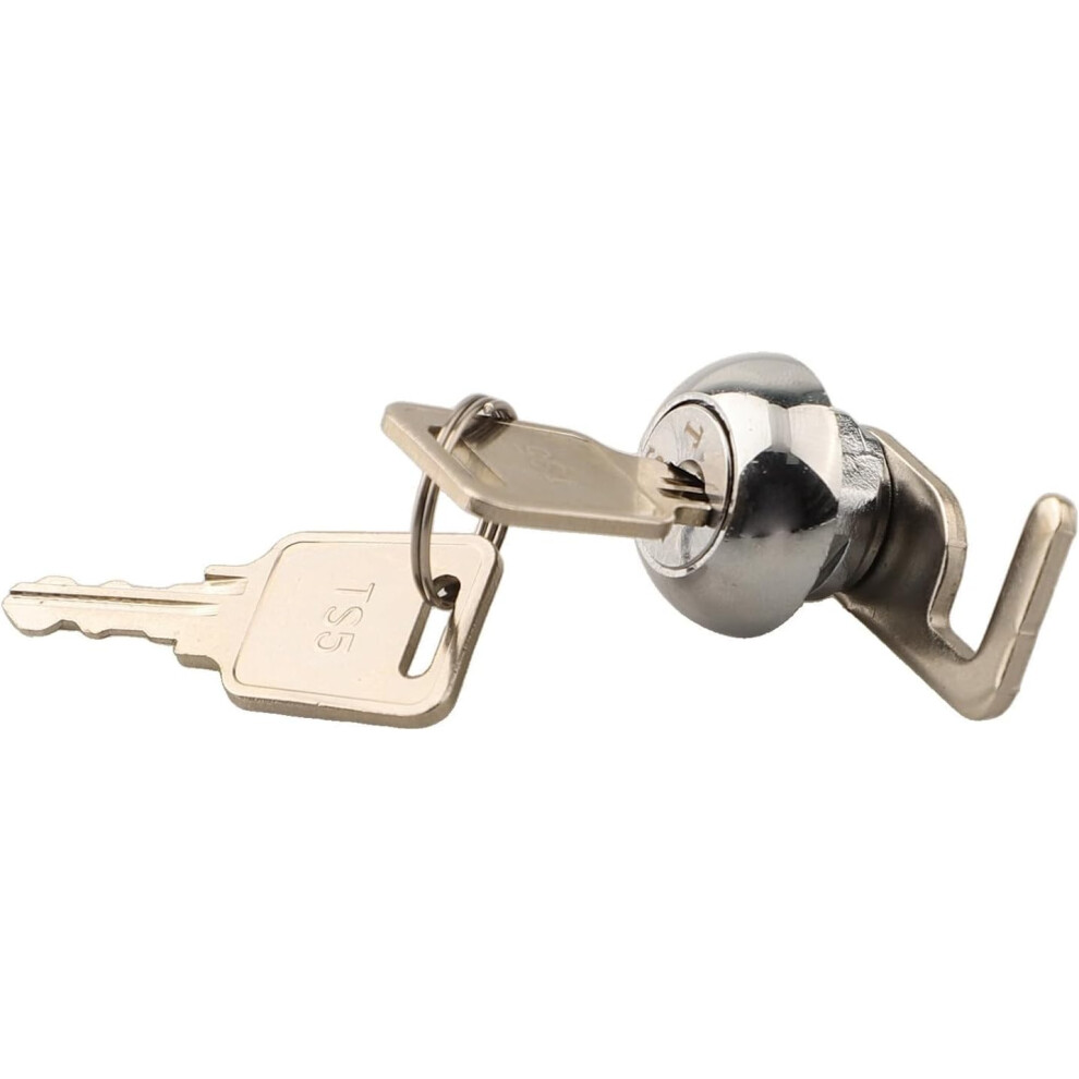 Zinc Alloy Cam Lock With Quick Clip For Cash Drawer/Locker, 2 Keys 3233222769692