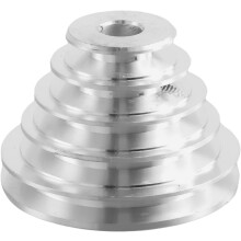 Aluminium 5-trins Pagoda-remskivesæt med 14 mm boring til borepresse