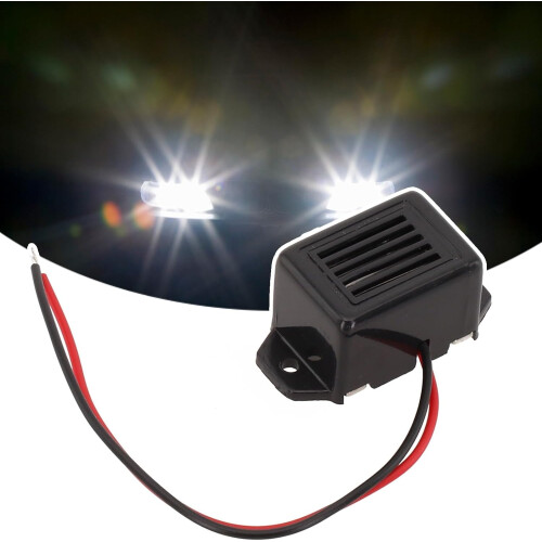 12V billyktpåminnelsessummersystem med adapterkabel, 75dB 2