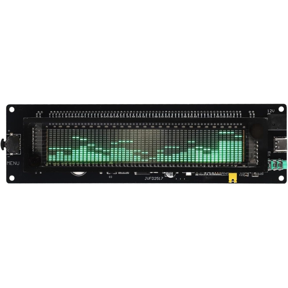Ak2515 Audio Spectrum Analyzer Vfd Display With Mic Pickup & Aux Input 3233222768558