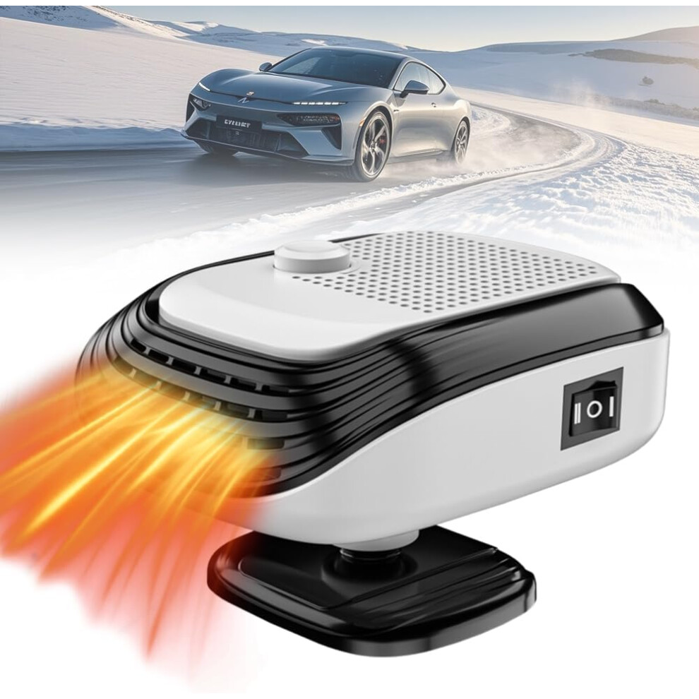 Car Heaters For Vehicle, 12V Portable Defroster Plugs Into Cigarette Lighter 3233222771985