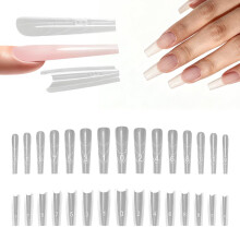 240PCS Sandwich Dual Nail Form, Reusable Acrylic Nails Molds