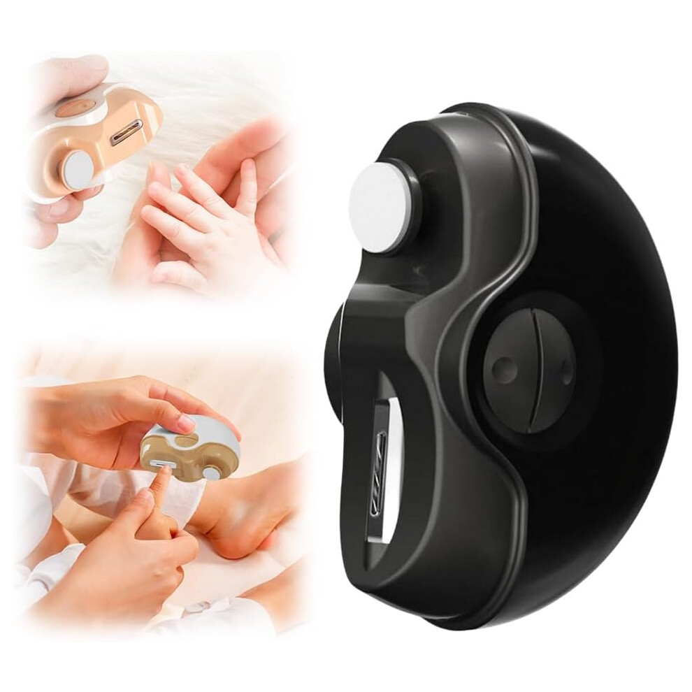 2 In 1 Electric Polishing Automatic Nail Clippers, 2 Adjustable Speeds Oimg