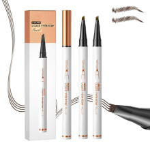 Vandfast 3D øjenbrynsblyant, langtidsholdbar magisk makeup hele dagen, 4-hoveder
