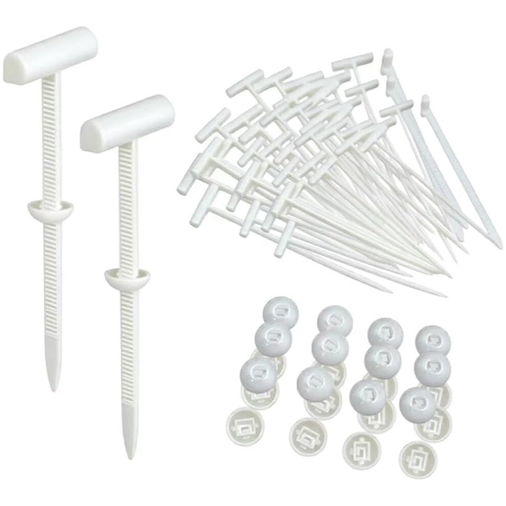 Nylon Universal Cable Tie Buckle, Multifunctional Zip Ties With Flush Cutter 3233222775501