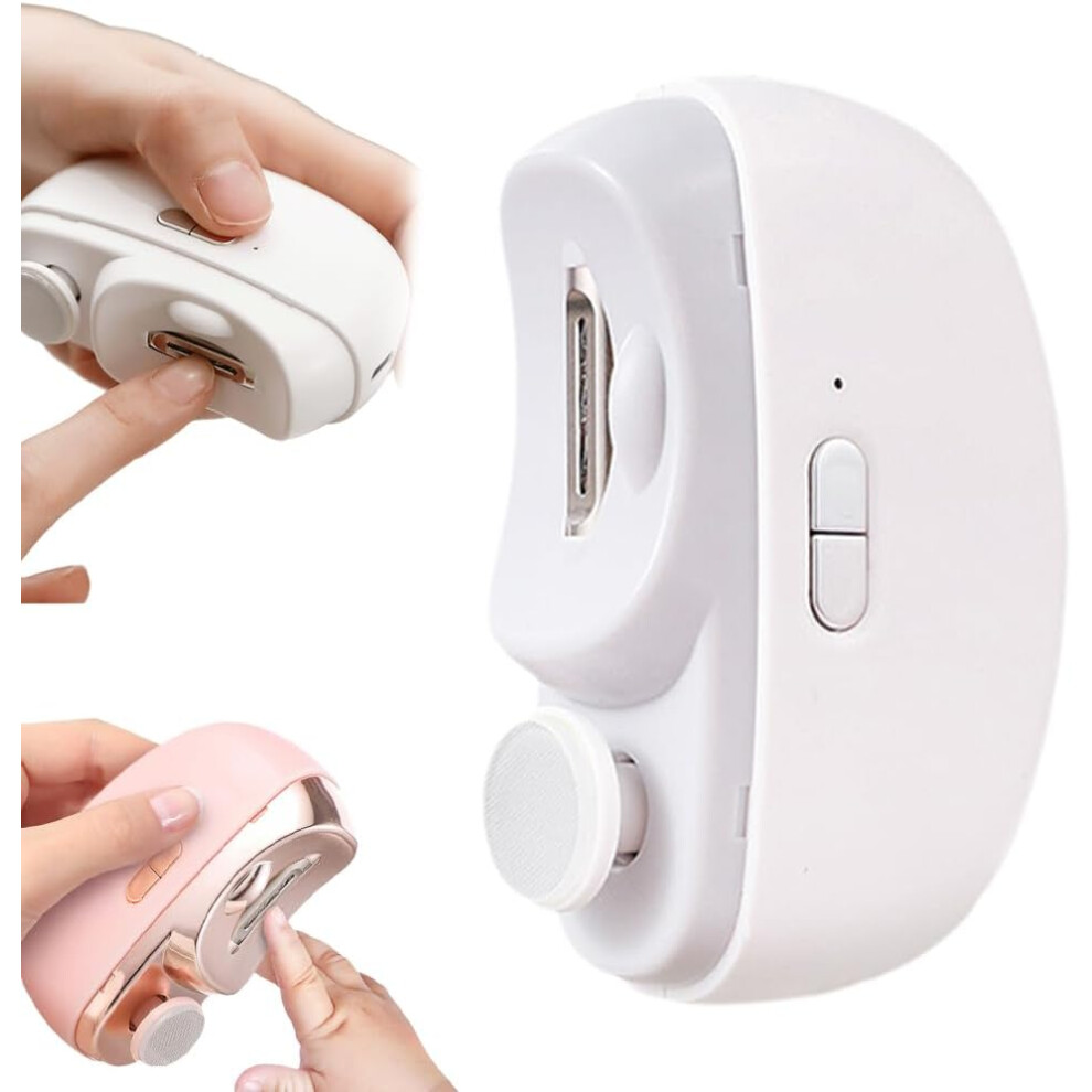 Oimg 3 In 1 Automatic Electric Nail Clipper With Polishing, Two-Speed Safe