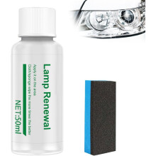 Upgrade Auto Long-Lasting Headlight Repair Fluid, Restoration Kit with Sponge