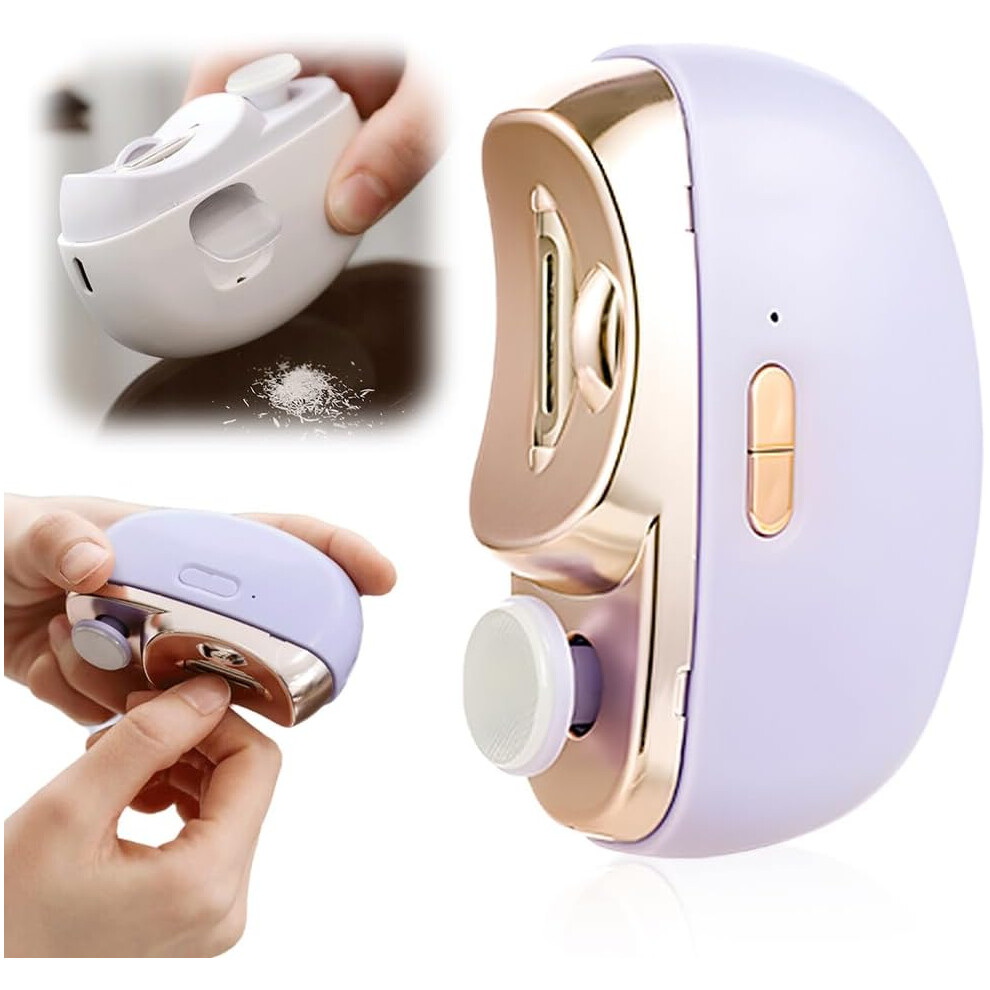Electric Nail Clippers, 3-In-1 Automatic With Polishing Trimmer For Kids Adults Oimg