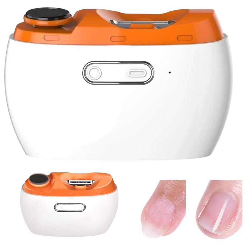 Oimg Electric Nail Clipper, 2 Speeds Automatic Fingernail Trimmer Usb Rechargeable