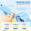 Reflective Drop Stick Challenge Game, Upgraded Hand Eye Coordination Reflex Toy 4