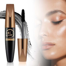 Μάσκαρα βλεφαρίδων 4D Silk Fiber, Μαύρη, Πυκνή, Αδιάβροχη, Μακράς Διάρκειας