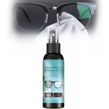 Spray de limpeza para óculos, removedor de riscos nas lentes e para viagens.