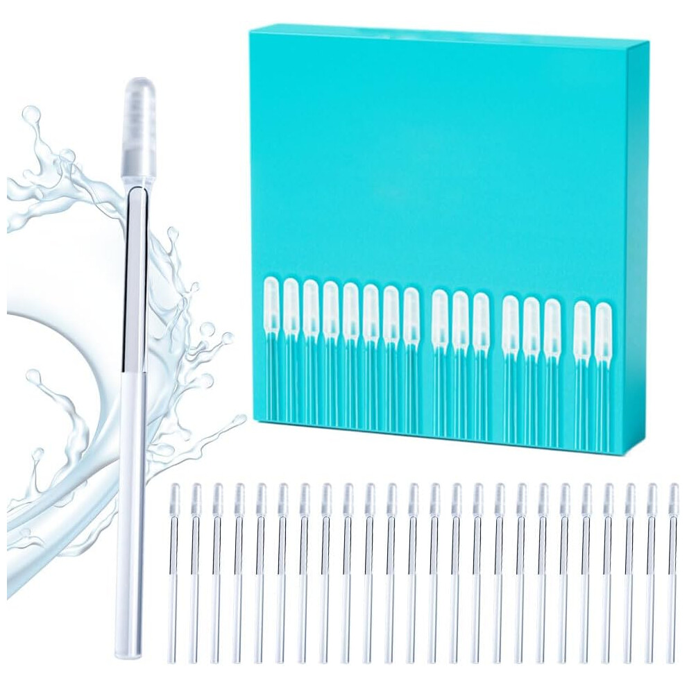 Oimg Earwax Removal Adhesive Swabs, Reusable Tools With Dust Cover For Kids Adults