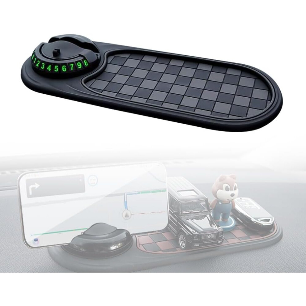 Multifunction Car Anti-Slip Mat, Upgraded Dashboard Phone Holder Pad 3233222775747