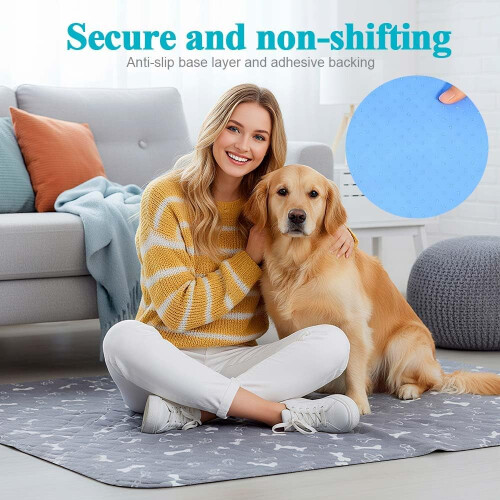 Tapis absorbants lavables et imperméables pour chiots, version améliorée. 2