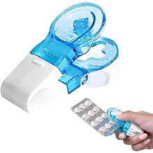 Gadget domestici portatili per l'estrazione delle pillole, strumento per l'apertura delle confezioni blister