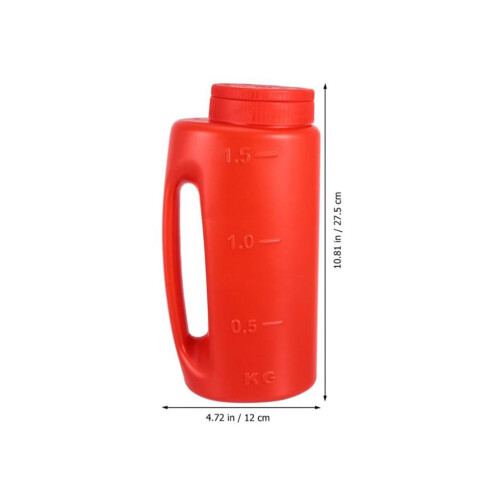 Durable Plastic Hand Spreader for Outdoor Tasks, Multi Purpose Handheld Spreader for Grass Seed Fertilizer and Winter Salt Application, Adjustable 1