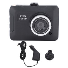 Cámara de coche con vista frontal, equipada con sensor G, grabadora de conducción HD 1080P con grabación en bucle con sobrescritura automática,