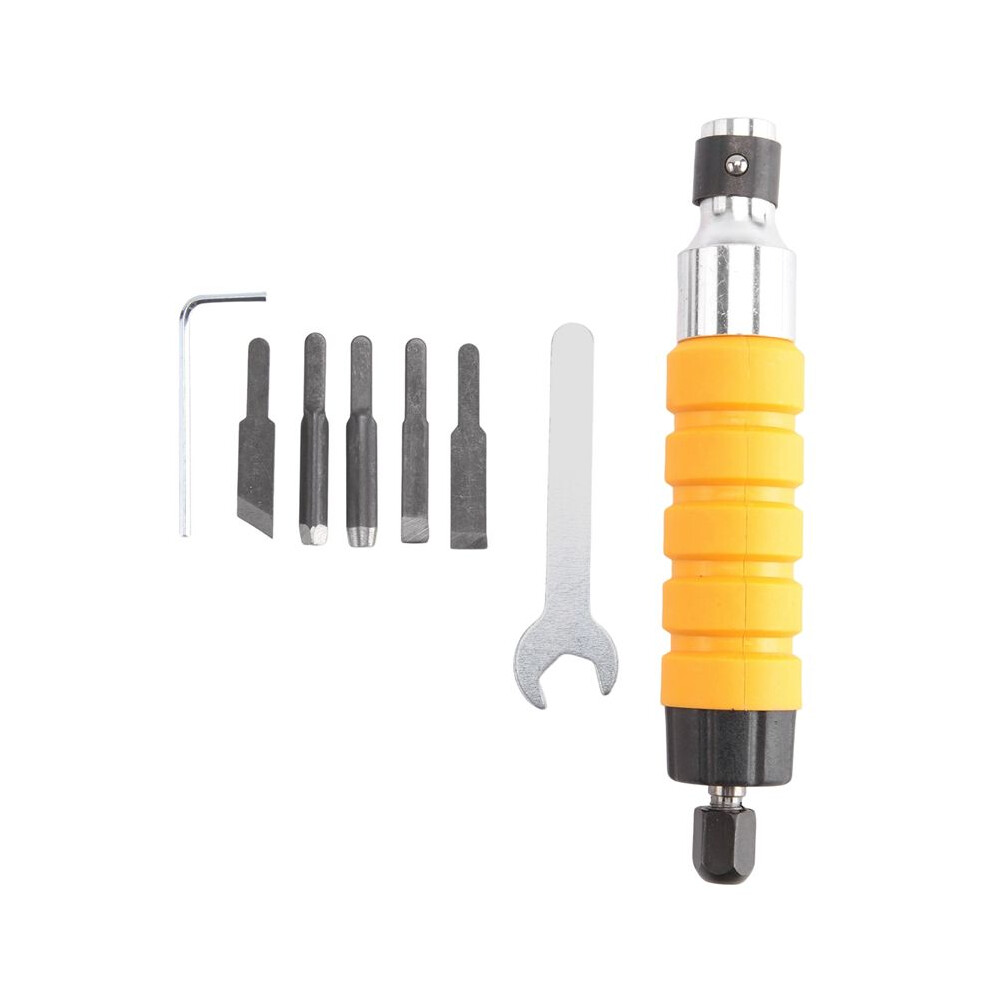 Electric Chisel + 5 Knives + Open Wrench Engraving Tools Engraving Chisel Engraving Pen 6031562216916