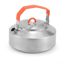 1L Aluminum Tea Kettle Camping Teapot Portable Outdoor Coffee Pot High Thermal Conductivity Water Kettle for Hiking