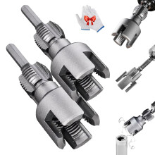 PVC-rørgjengeverktøysett for elektrisk drill - 1/2" og 3/4" avskjærer for rørleggerarbeid