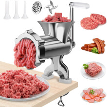 Mașină de tocat carne manuală - Mașină de umplut cârnați pentru montare pe masă, pentru burgeri de casă