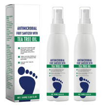 Antibacteriële voetspray met tea tree-olie - Snelle antitranspirant, verwijdert geurtjes en is verfrissend.