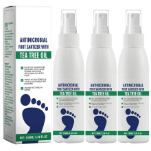 Antibacteriële voetspray met tea tree-olie, 3 stuks - Snelle geurverwijderaar, verfrissend comfort