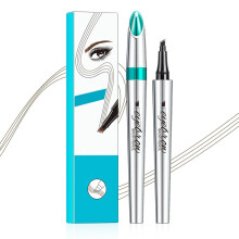 Microblading øjenbrynspen vandfast 2025 - 4 spidser naturlig magisk fin penselstrøg langvarig