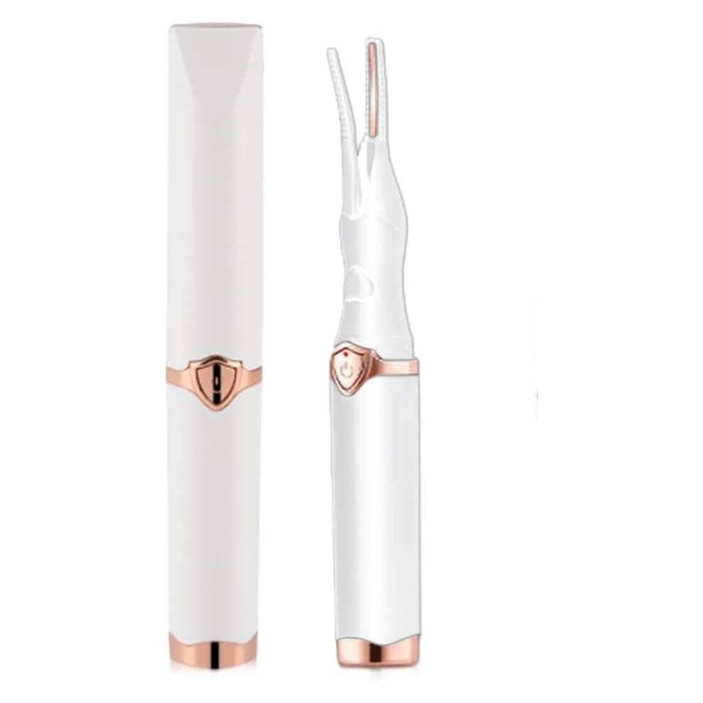 Oimg Electric Heated Eyelash Curlers - Portable Quick Curling 3 Heat Modes Smart Temperature