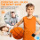 Silent Basketball Dribble Dream - Μπάλα προπόνησης εσωτερικού χώρου από αφρό για αθόρυβη 7